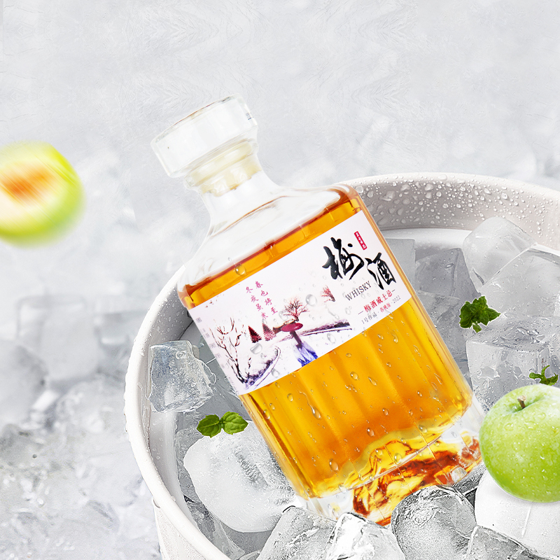 若白师兄18度梅酒威士忌500ml*6瓶青梅果酒整箱盒装女士微醺低度甜酒高清大图