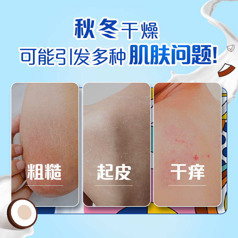 舒肤佳 健康净护沐浴露 生椰厚乳1kg 滋润保湿(包装随机)高清大图