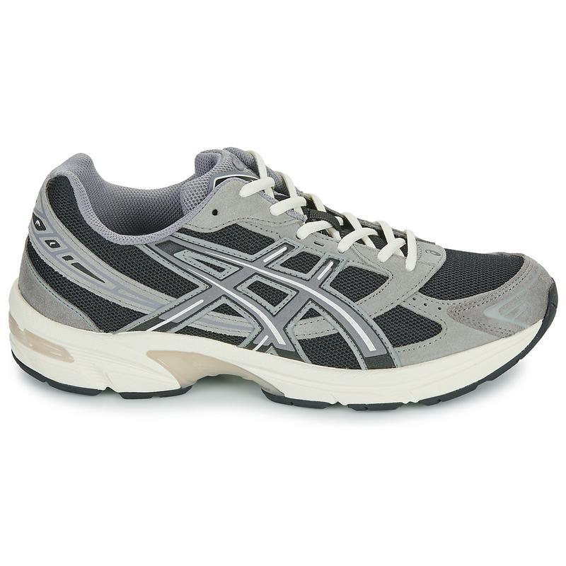亚瑟士(ASICS)高帮皮革跑步鞋耐磨橡胶底运动鞋男