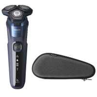 飞利浦(PHILIPS)电动剃须刀 S5533/08 充电式刮胡刀 干湿双剃 5分钟闪充 多功能理容 深蓝色