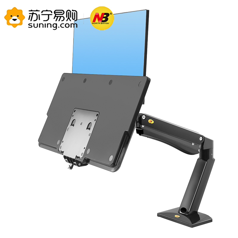 NB (22-35英寸)电脑显示器支架 站立办公桌升降工作台桌面旋转 工业设配壁挂支架工作台FC40 黑