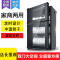 纳丽雅(Naliya)碗筷柜家用商用台立式双门不锈钢小型饭店厨房桌面保洁柜_双门3层不锈钢箱体不锈钢层架筷子架