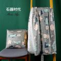 抱枕被子两用午睡靠垫全棉加厚汽车靠背办公学生午休被空调小被子_1_556 中号升级加厚可拆洗款（尺寸40*40，打开105*158±5 石器时代