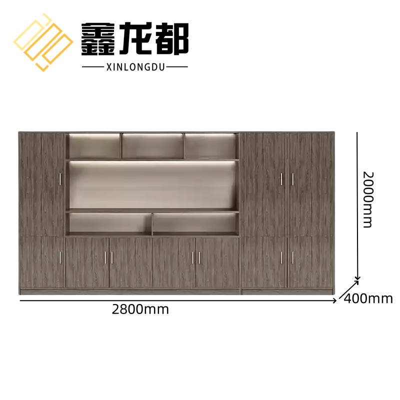 鑫龙都文件柜1.2米个高清大图
