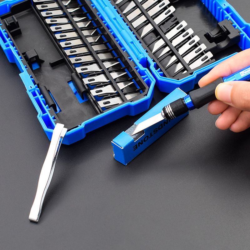 【苏宁自营】保拉（Paola）工具 29件多用途专业雕刻刀套装 木工橡皮章雕刻手动工具组套 2053高清大图