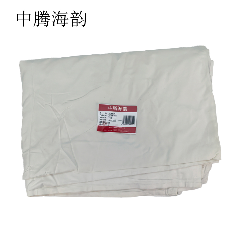 中腾海韵 白色擦机布 90棉 25kg/包高清大图