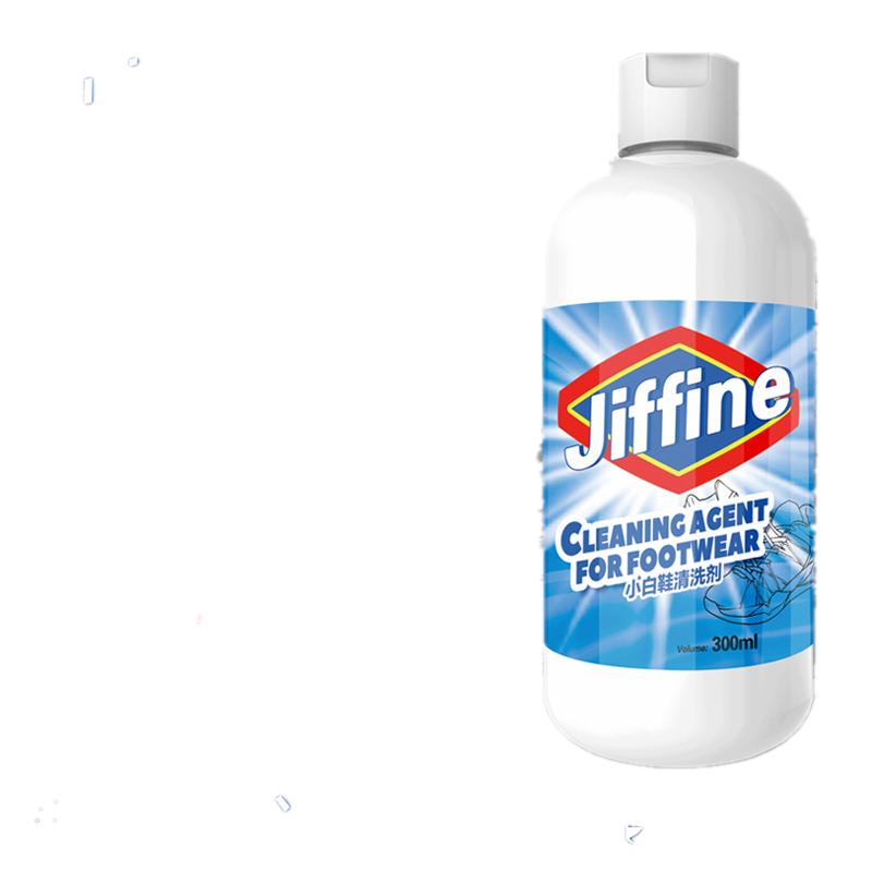美国进口Jiffine 鞋靴清洁液300ml*2瓶 活氧净小白鞋清洗剂去污增白刷鞋洗鞋神器