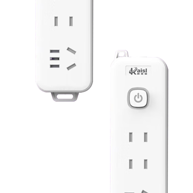 凯圣蓝 K06422 延长线插座 9 1.8米 2500W 2500W插排 插排(计价单位:个)白色高清大图