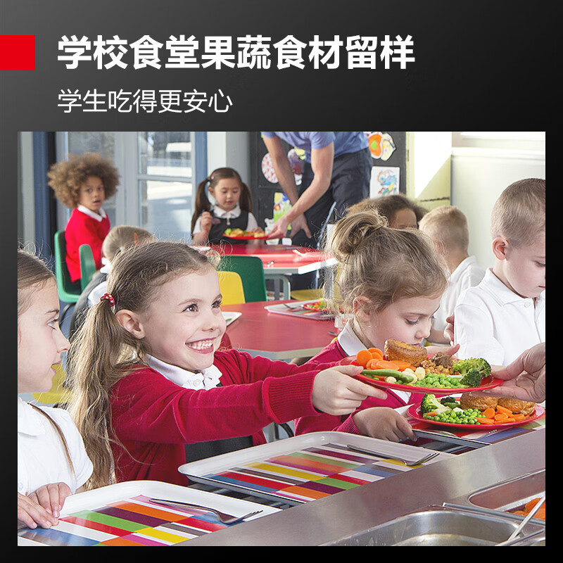 德玛仕(DEMASHI)食品留样盒 6分格 学校幼儿园公司食堂用 保鲜冷藏食品留样柜专用 属于配件(不是主商品)高清大图