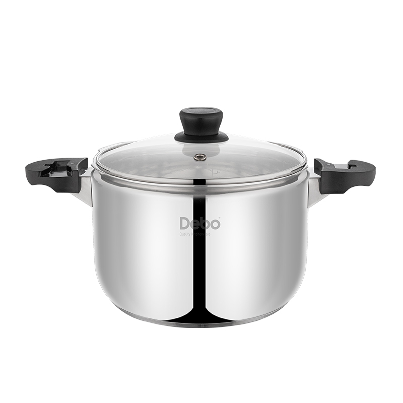 德铂(Debo)罗德尔304不锈钢家用不粘防爆压力锅 家用款(高压锅) 4L DEP-823!
