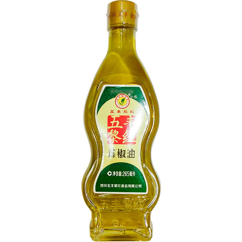 五丰黎红正宗藤椒油218ml12家用小瓶特麻四川青花椒油麻油食用油