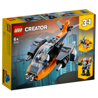 LEGO乐高创意百变系列二次元飞机 31111玩具拼插积木6+男孩女孩生日礼物