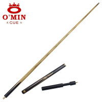 奥秘眼镜蛇台球杆小头英式斯诺克中式黑八美式分体手工桌球杆通杆