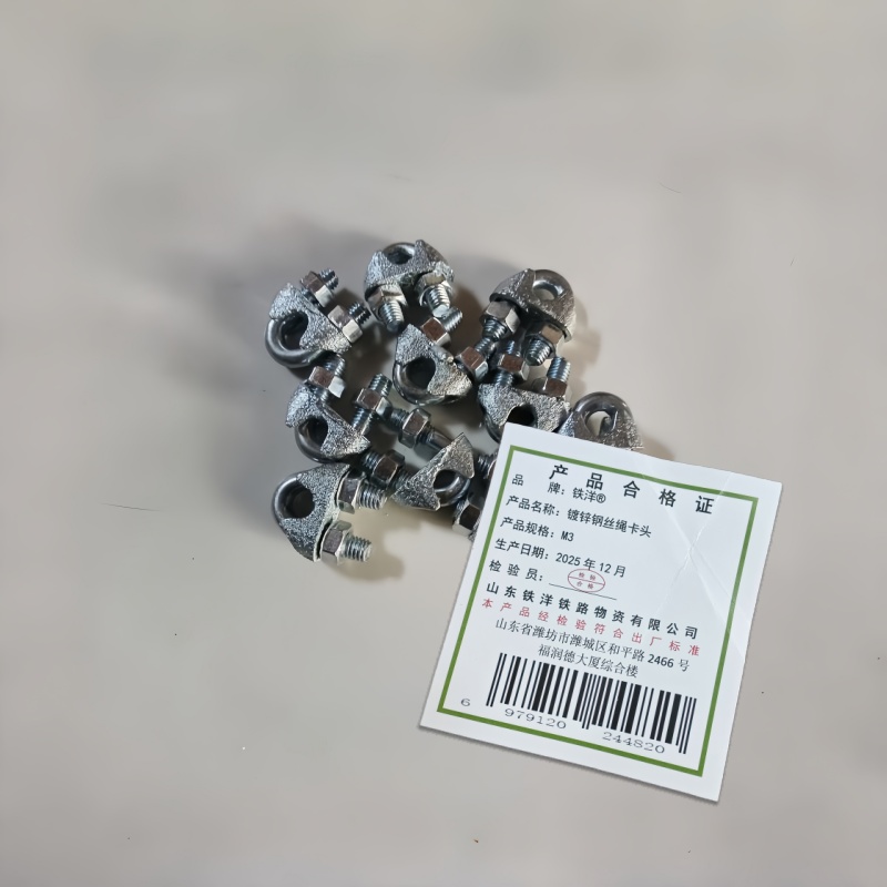铁洋 镀锌钢丝绳卡头 M3 个高清大图