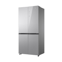海尔（Haier）471升十字门四门一级能效+DEO净味+三档变温变频风冷无霜冰箱钢化玻璃电冰箱 BCD-471WGHT