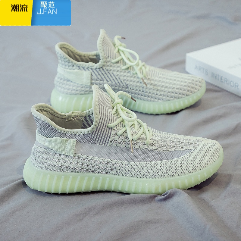 聚范2024夏季新款男款网面网鞋帆布潮鞋百搭休闲潮流男鞋运动板鞋布鞋高清大图