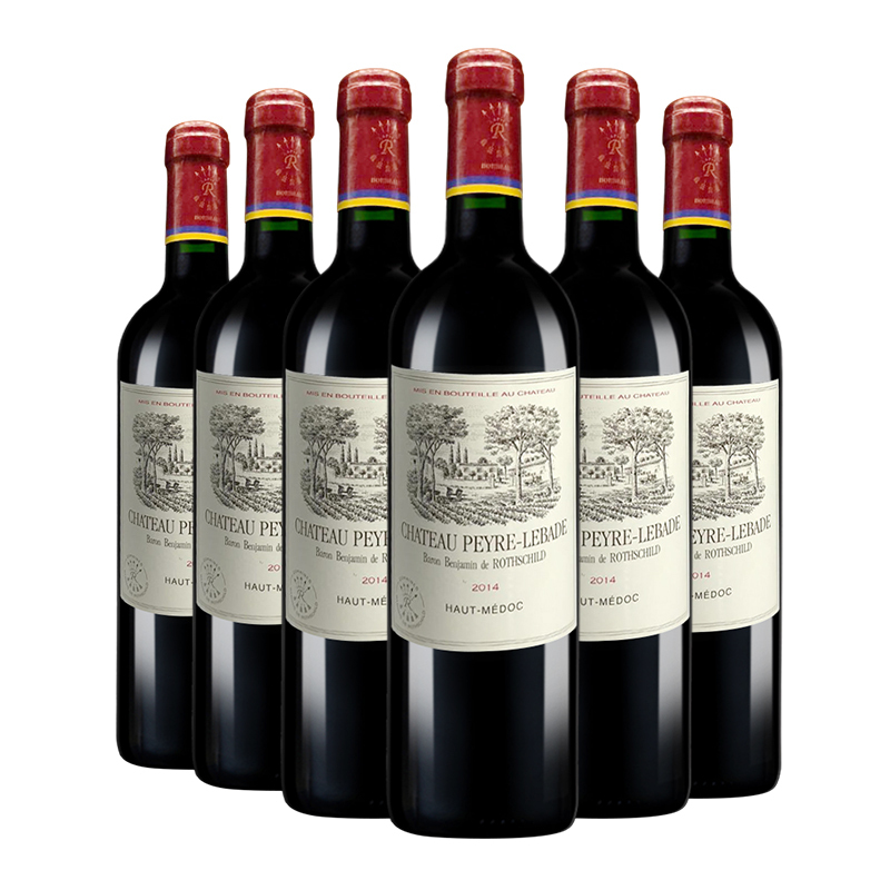 6瓶装|lafite拉菲岩石古堡干红葡萄酒750ml