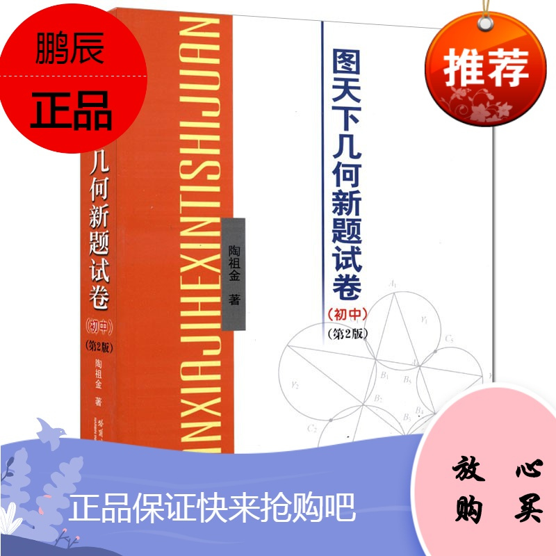 图天下几何新题试卷初中第二版陶祖金著中学教辅初中生数学几何学习书数学爱好者初高中数学报价 参数 图片 视频 怎么样 问答 苏宁易购