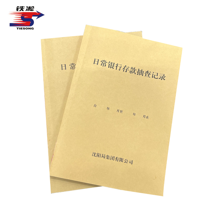 铁凇 日常银行存款抽查记录 A4 册高清大图