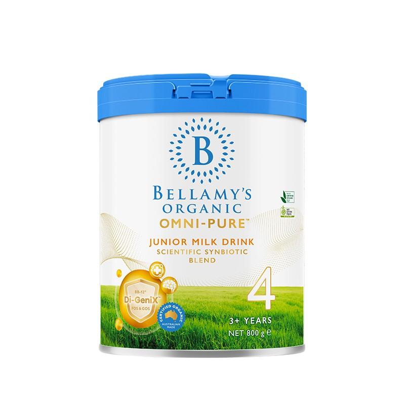 原装进口Bellamy’s贝拉米 OMNI-PURE有机婴儿配方奶粉2段0-6个月800g高清大图