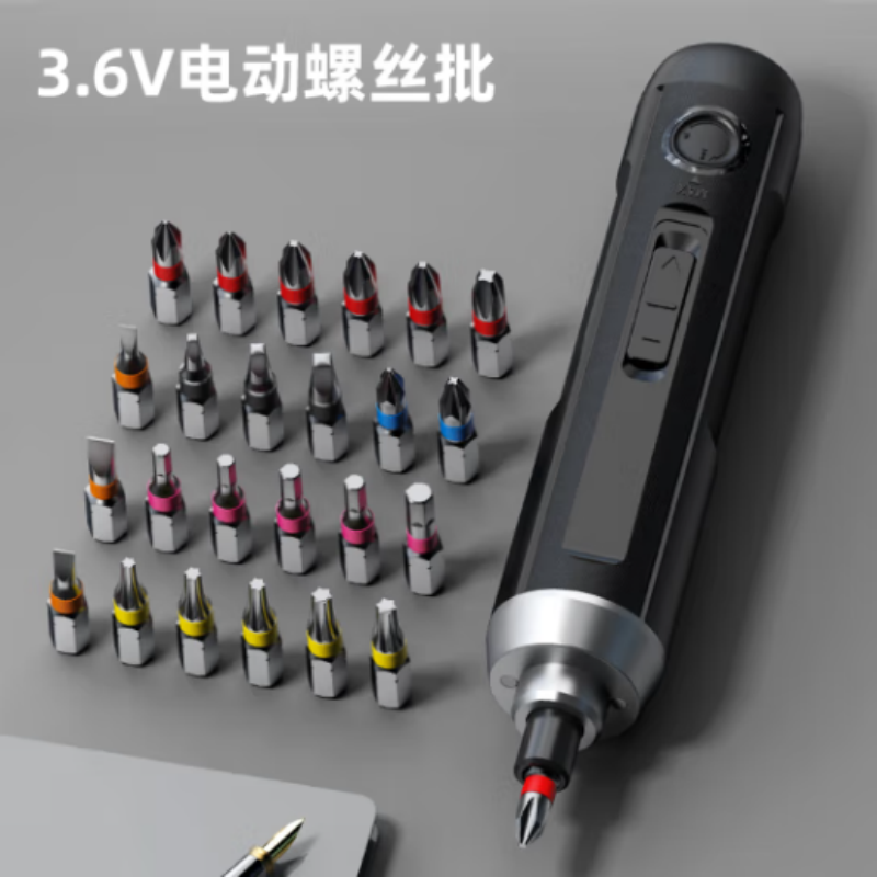 得力 3.6V无线电动螺丝刀手电钻起子 DL667001A 货期5-10天高清大图