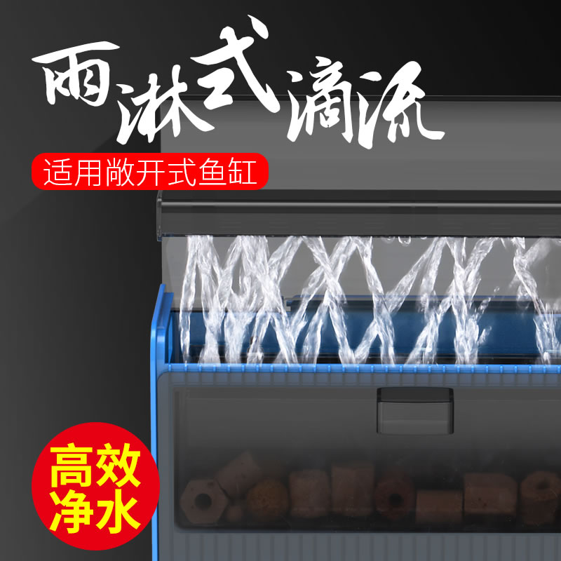 乌龟龟缸过滤器净水养龟免换水低水位小型鱼缸过滤盒外置顶部高清大图