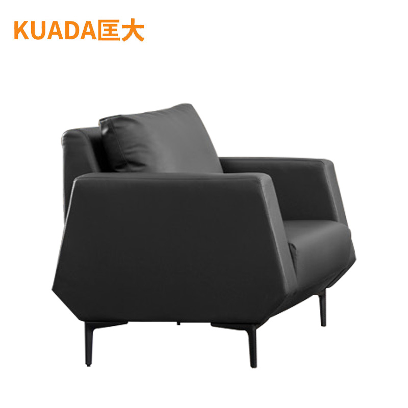 匡大 办公沙发 皮艺沙发 办公室接待沙发 西皮 单人位 KDT679高清大图