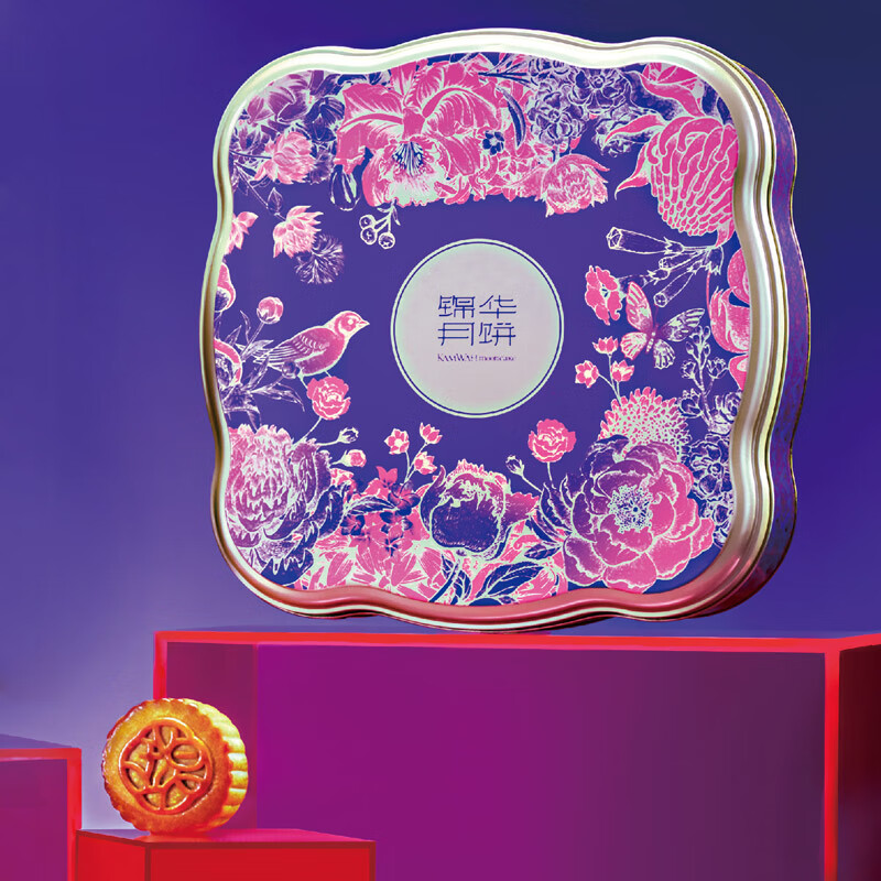 锦华金秋聚福月饼 540g高清大图