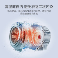 小天鹅(LittleSwan)滚筒洗衣机全自动 水魔方护色护形9公斤变频智能投放 TG90-1416WMIDG