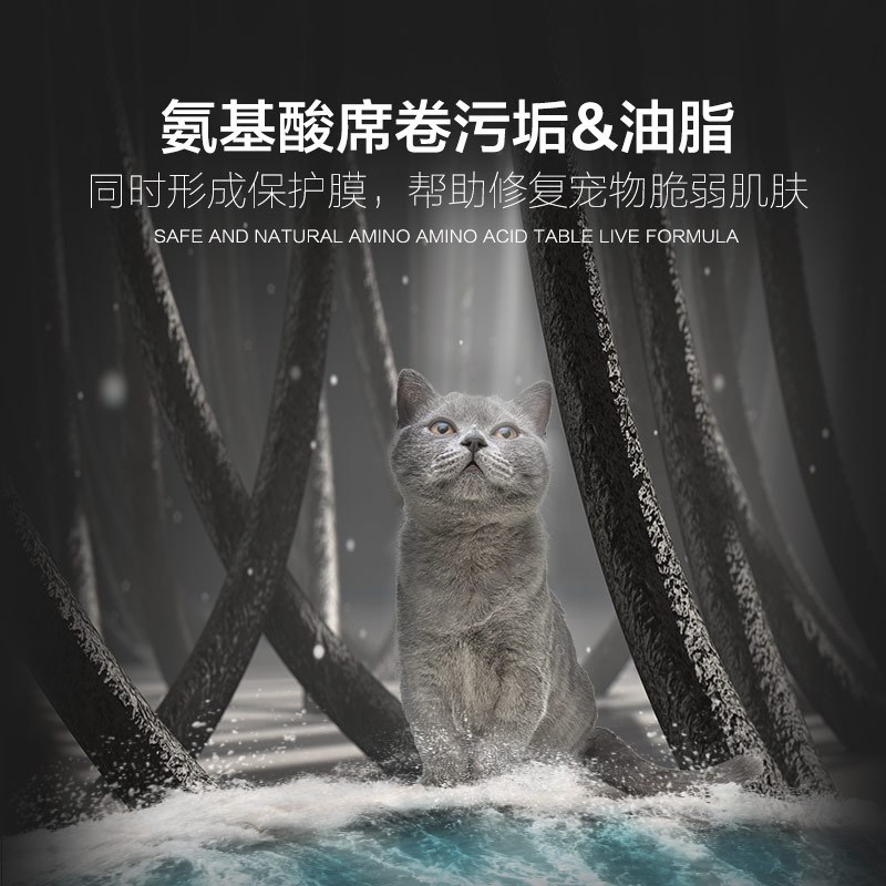 LORDE里兜猫咪泡沫沐浴露400ml 宠物猫咪通用洗浴用品 强效除螨