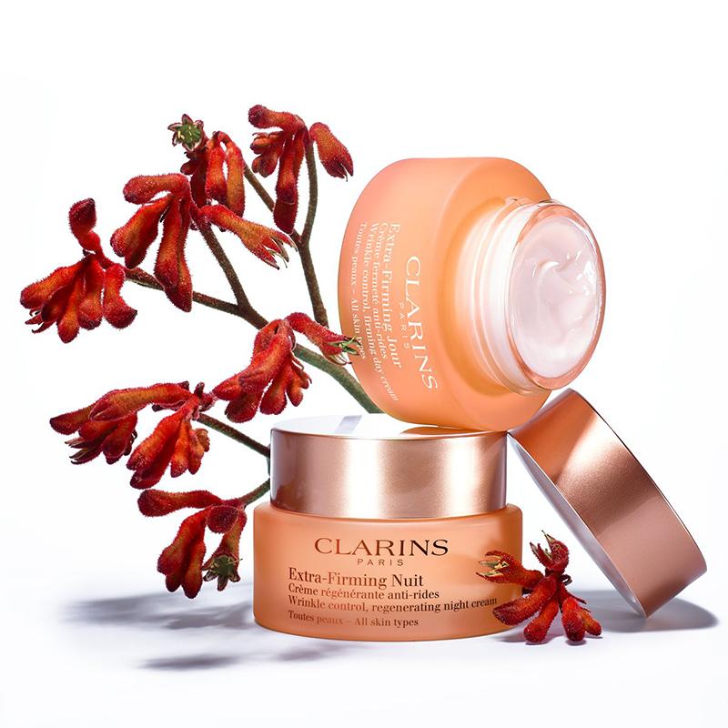 法国娇韵诗(CLARINS)弹簧霜焕颜弹力面霜滋润 保湿紧致饱满日晚霜组合(50ml+50ml)高清大图