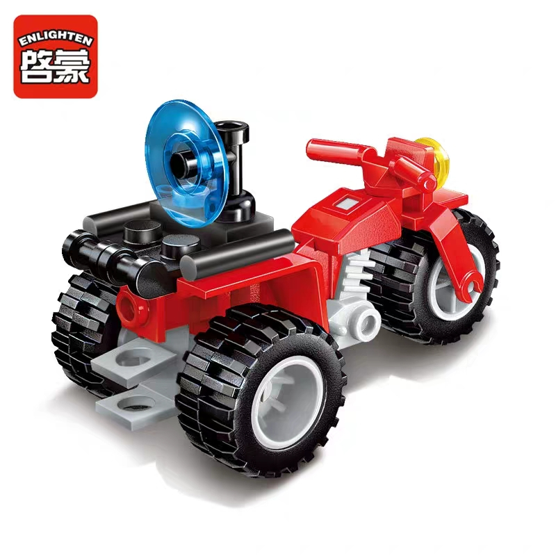 启蒙警察系列救援计划越狱小颗粒积木