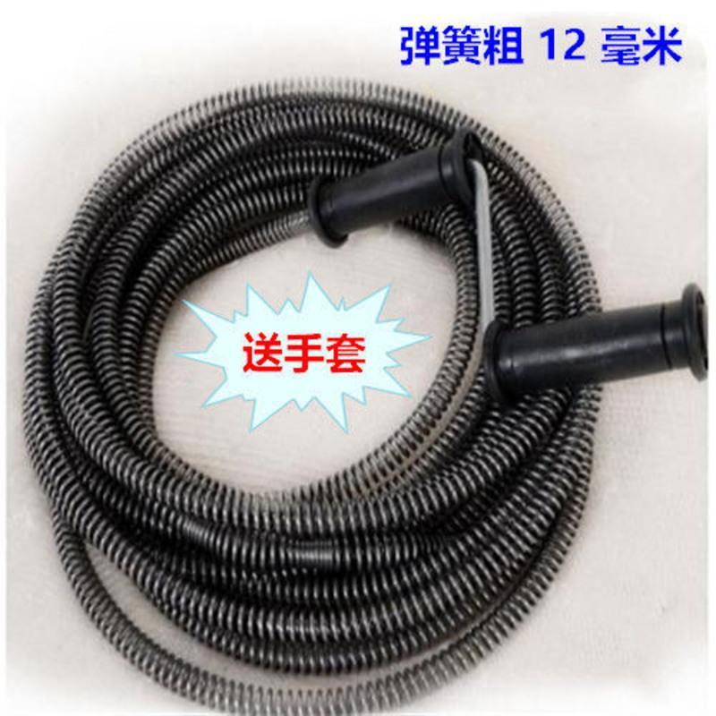 通马桶神器 厨房厕所地漏下水管道疏通 毛发清理工具加粗款疏通器 疏通王 9 米