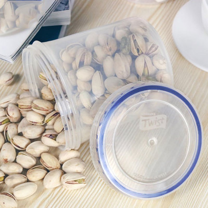 趣涉家居 保鲜盒塑料米桶杂粮茶叶密封罐食品收纳储物盒通用简约便携家居器皿保鲜盒保鲜罐家用生活日用