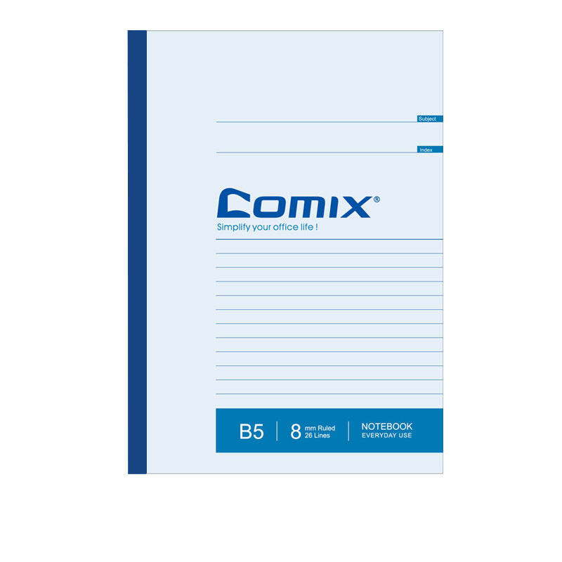 齐心(comix) C4511 办公必备无线装订本 B5 80页(中包6本装)