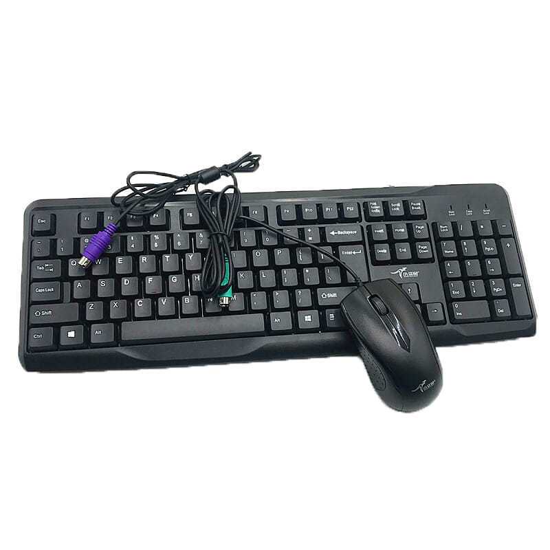 键盘鼠标套装孔接口老式台式机工控机商务办公防水