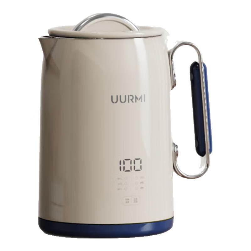 悠米umi电水壶UM-SH001 1500W快煮 1.5L不锈钢壶身 底盘加热