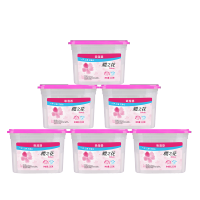 樱之花吸湿器400ml*6 家用除湿袋吸湿盒衣柜干燥剂除湿机抽湿防霉防潮包吸潮除湿