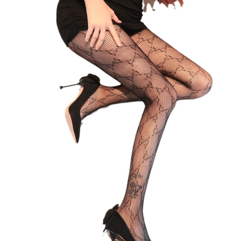 长夜漫漫情趣丝袜网红ins潮性感春夏连裤袜辣妹渔网打底袜女5069高清大图