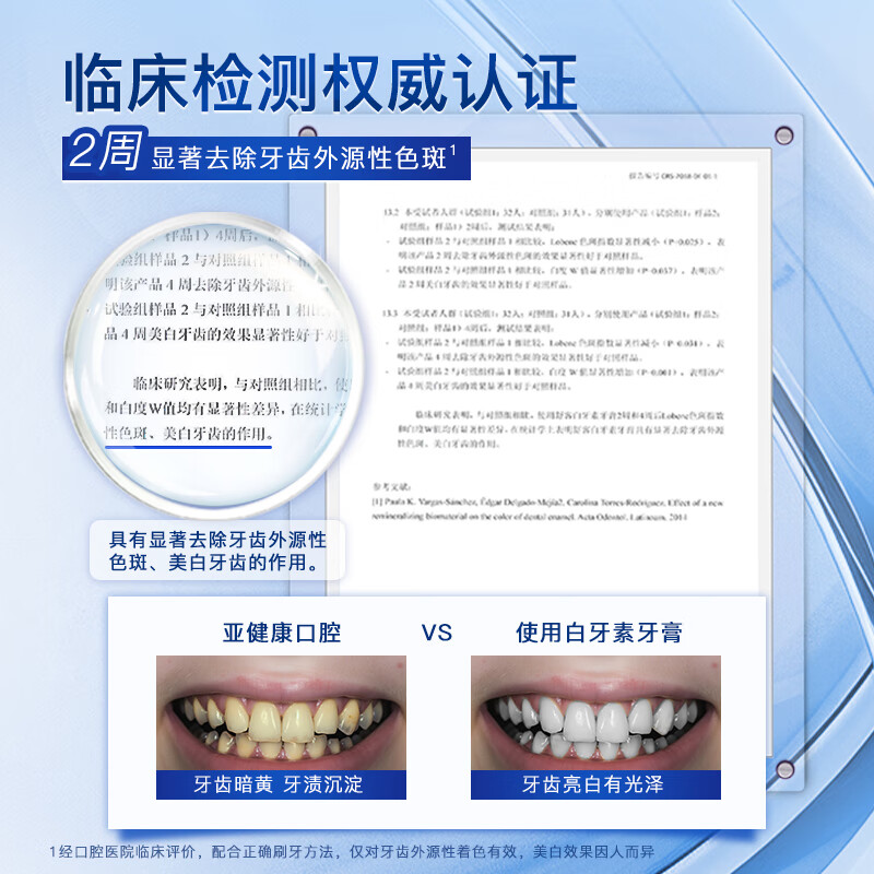 舒客 专效去烟渍牙膏 去黄美白牙齿减轻口臭 2支共240g 留兰香型 单位:组高清大图
