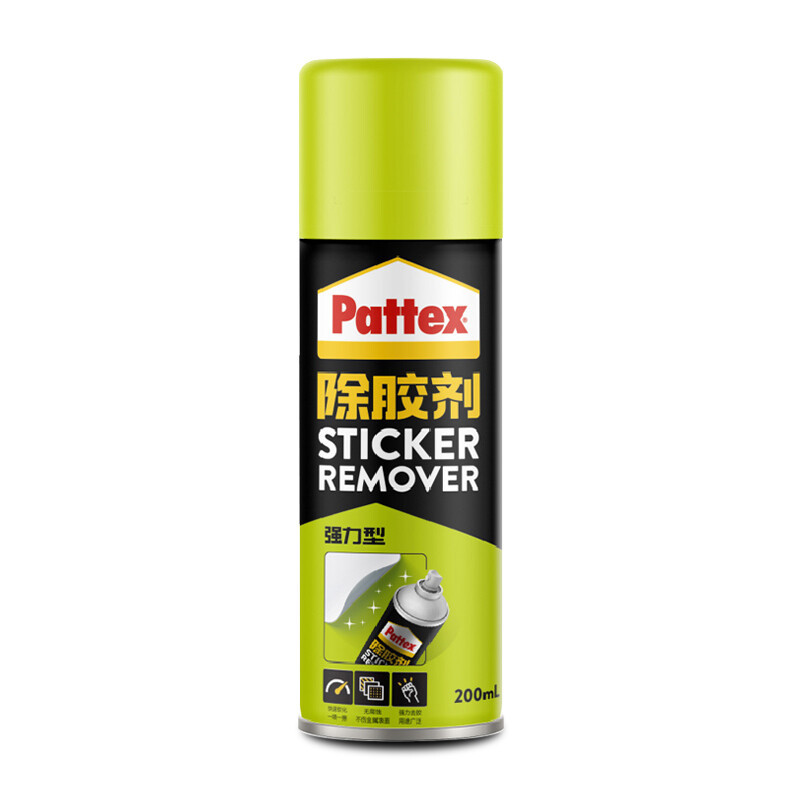 百得(Pattex)除胶剂强力清洁剂残胶去除剂不干胶汽车家用玻璃墙面陶瓷地板家具不锈钢瓷砖除残胶