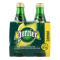 巴黎水(Perrier) 柠檬味 330ml*4玻璃瓶 气泡水 含气天然矿泉水