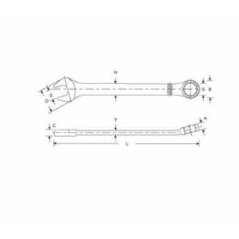 史丹利 Stanley95-911-1-22标准型精抛光两用扳手18mm
