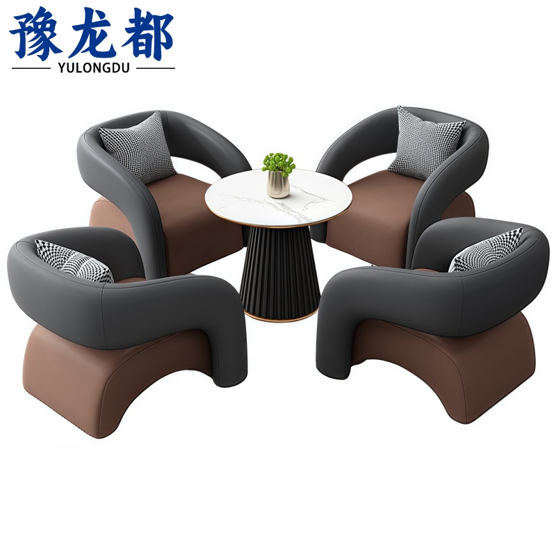 豫龙都 休闲桌椅 1桌4椅 套