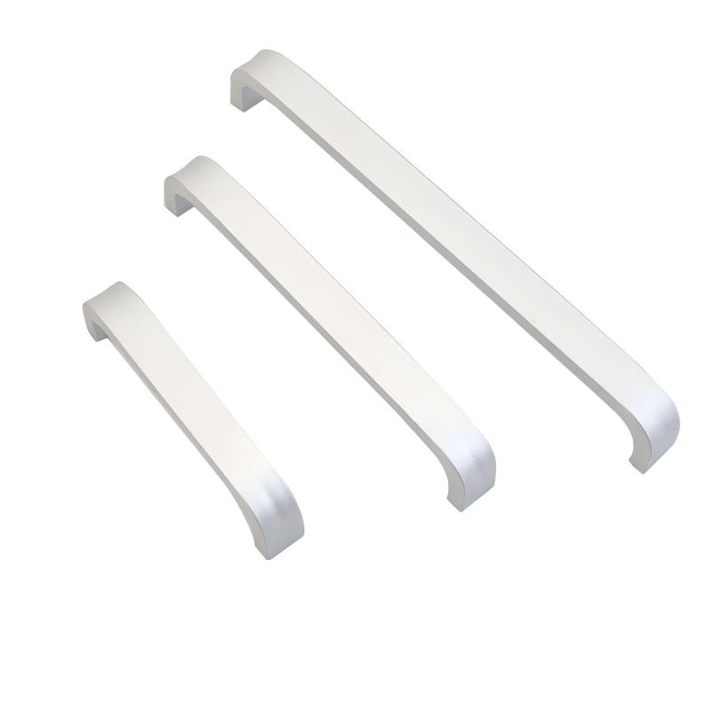 红缅鞋柜门把手现代简约实心空心太空铝合金拉手