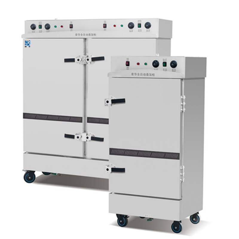 瑞宇商用全自动电热蒸饭车8盘/720*640*1350mm/380v9kw