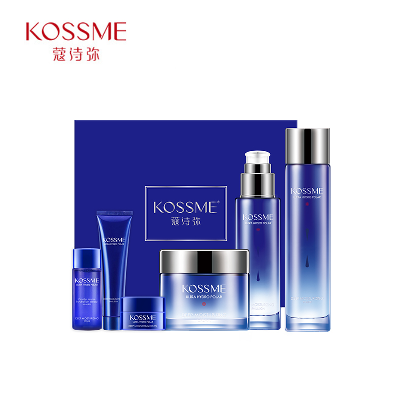 KOSSME蔻诗弥水漾极地倍润保湿套组 (水乳霜+水乳霜旅行装)