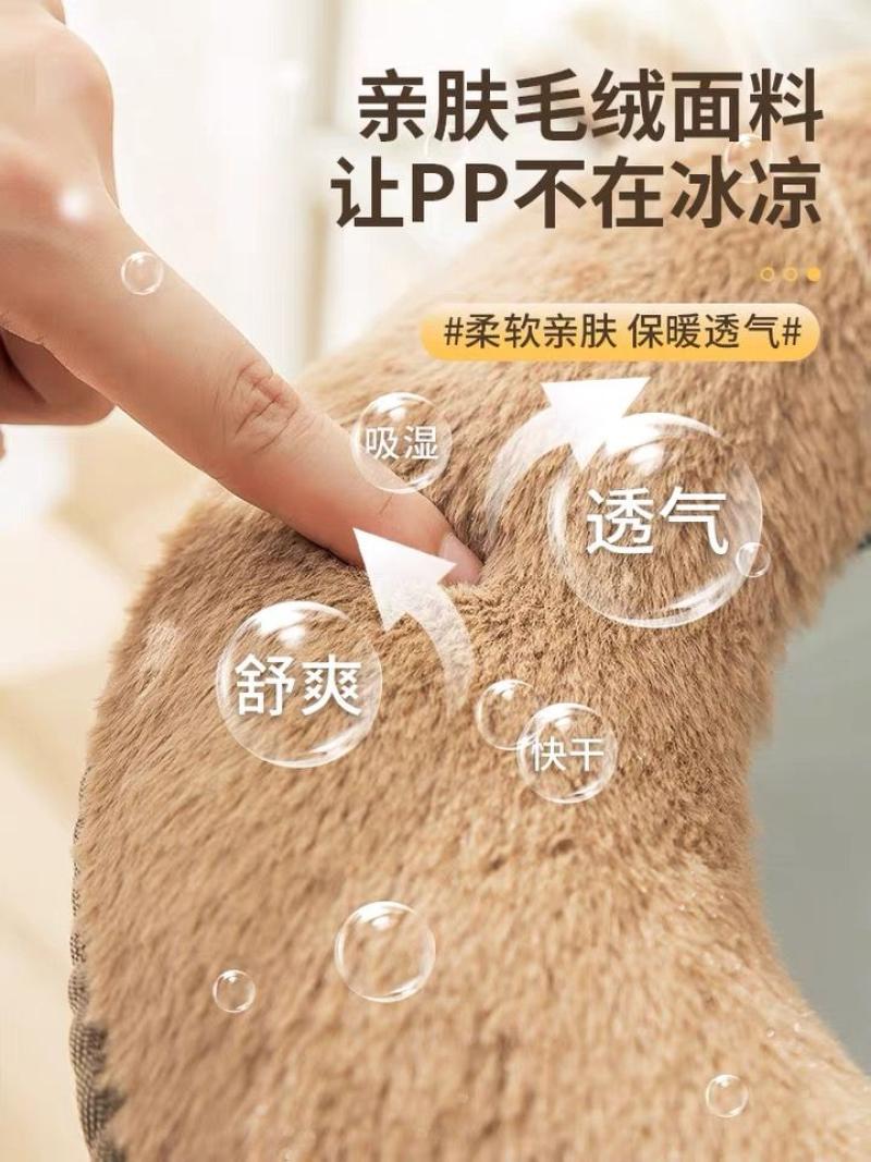 网红马桶坐垫四季通用垫子马桶垫冬季家用圈防水拉链马桶垫可爱-马桶垫;开心鸭-【薄墨灰+深海蓝】2个装高清大图