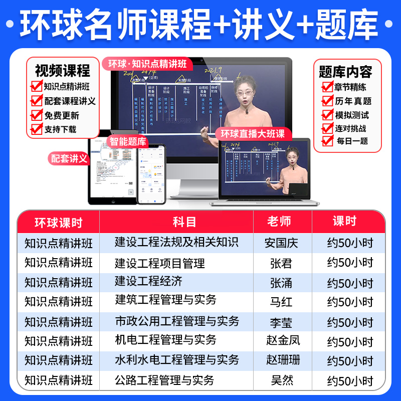 [正版]备考2024年新版环球网校一级建造师考试历年真题押题模拟试卷全套4本一建机电公用工程管理实务建设工程经济工程项高清大图