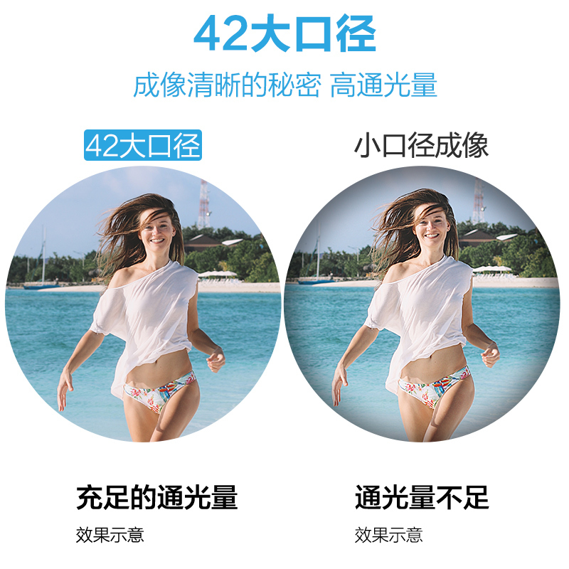 博冠BOSMA鹭系10X42炫彩双筒望远镜 (绿)鹭10x42(防水)